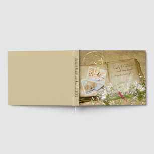 Vintage Wedding Photo Scrapbook Guest Book