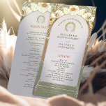 Vintage Wedding Program Art Nouveau by Mucha<br><div class="desc">Introducing the editable Vintage Wedding Program by Alphonse Mucha, now available on Zazzle! This elegant program is the perfect way to guide your guests through your special day. The Vintage Wedding Program features a beautiful Art Nouveau design by the legendary Alphonse Mucha. The design's soft colours and intricate details are...</div>