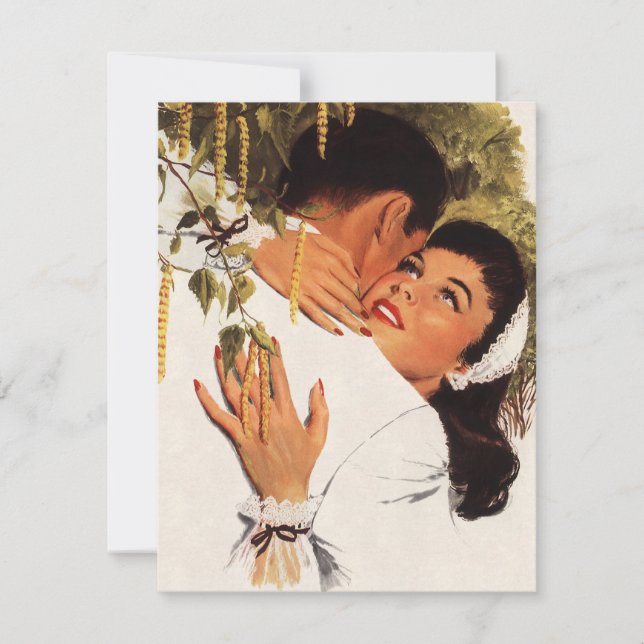 Vintage Wedding Proposal, Love and Romance (Front)
