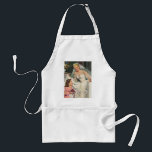 Vintage Wedding, Retro Bride with Flower Girl Standard Apron<br><div class="desc">Vintage illustration love and romance image featuring a flower girl with a happy, smiling bride in her beautiful dress with ornate bows on her wedding day. It's time to go get married!</div>