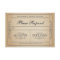 Vintage Wedding Ticket  RSVP