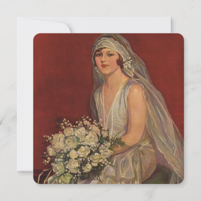 Vintage Wedding, Victorian Bride Bridal Portrait (Front)