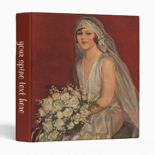 Vintage Wedding, Victorian Bride Bridal Portrait Binder