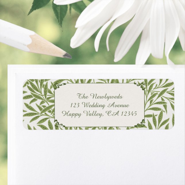 Vintage Wedding, Victorian Willow Leaves Pattern (Creator Uploaded)