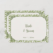 Vintage Wedding, Victorian Willow Leaves Pattern