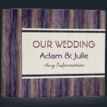 Vintage Wedding. Wood Art Binder<br><div class="desc">Vintage Wedding. Wood Art Binder. Please Select Customize. Remove or change Information prior to purchase. Design is available on other products.</div>