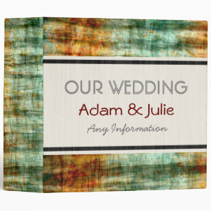 Vintage Wedding. Wood Art Binder 21