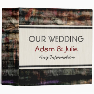 Vintage Wedding. Wood Art Binder 7