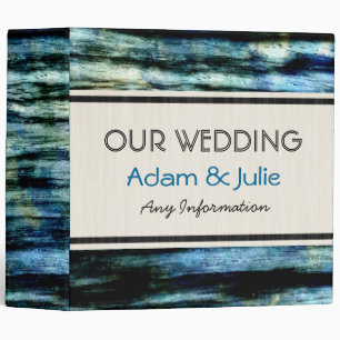 Vintage Wedding. Wood Art Binder 8