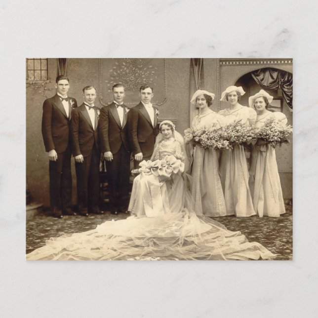 Vintage Weddings (9) Postcard (Front)