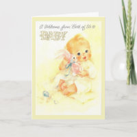Vintage - Welcome to Baby from Both of Us,