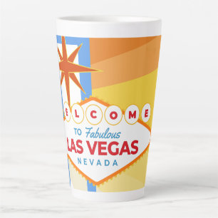 Vintage  Welcome to fabulous Las Vegas 2 Latte Mug