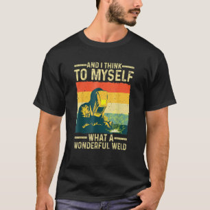 Vintage Welding For Men Dad Blacksmith Worker T-Shirt