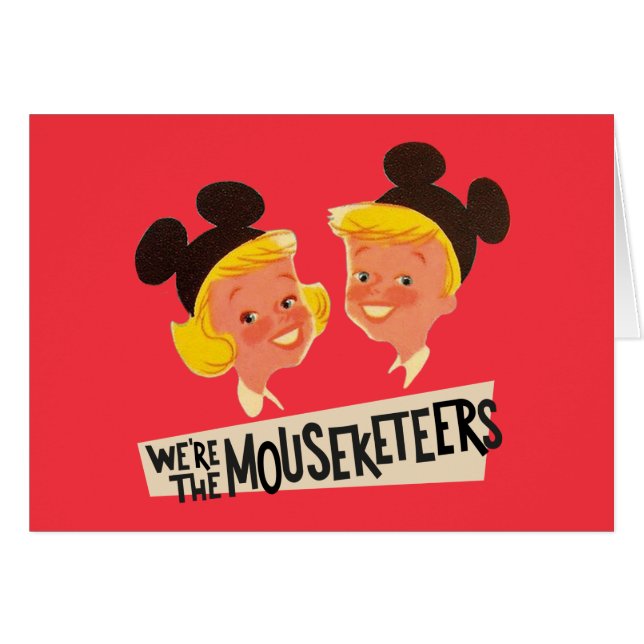 Vintage We're The Mouseketeers (Front Horizontal)
