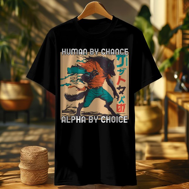 Vintage Werewolf Shirt | Alpha By Choice Retro Tee (My boyfriend wore this to our gothic wedding... even the priest laughed! Great material, cult messag)
