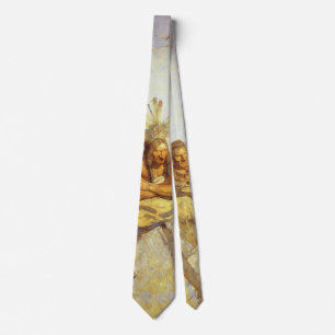 Vintage West, Guardians War or Peace by NC Wyeth Tie