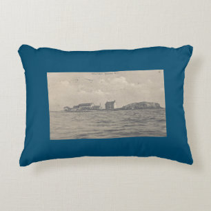 Vintage West Island, Sakonnet - Little Compton, RI Accent Pillow