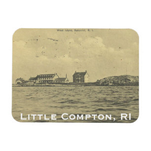 Vintage West Island, Sakonnet - Little Compton, RI Magnet