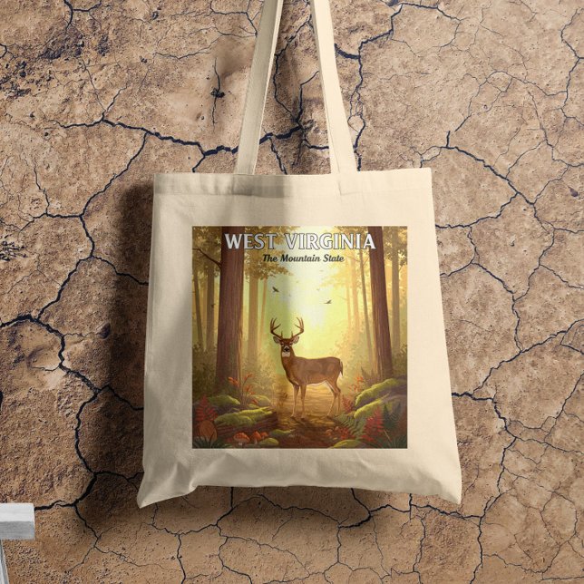 Vintage West Virginia Tote Bag (Creator Uploaded)