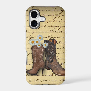 Vintage Western Cowboy Boots romantic iphone5case