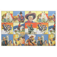 Vintage Western Cowboys Movie Poster Blocks #3 18"