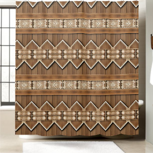 Vintage Western Douche rideaux Style 3