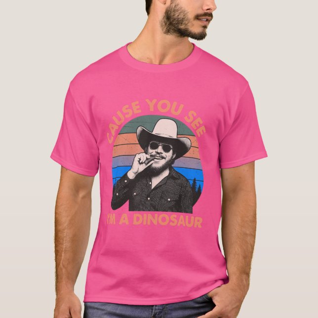 Vintage Western Funny Graphic Tee (Front)