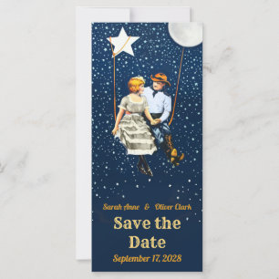 Vintage Western Movie Poster Save the Date 