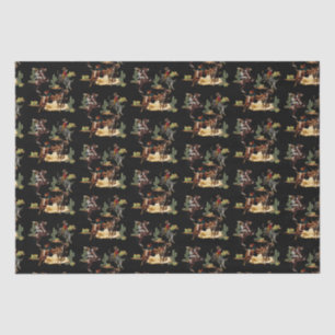 Vintage Western Rodeo Events Cowboy Cowgirl  Tissue Paper
