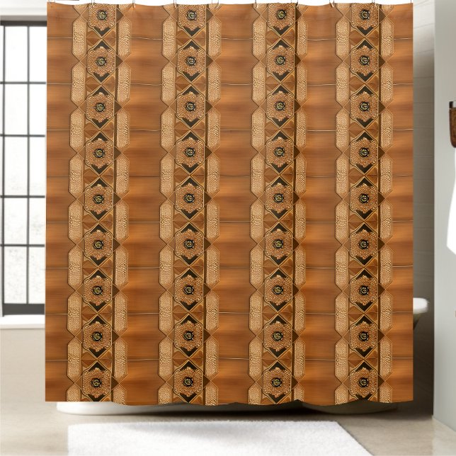 Vintage Western Shower Curtains Style 2 (Creator Uploaded)