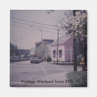 Vintage Westport Magnet - Magasin de livres remarq