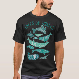 Vintage Whale Lover Design T-Shirt