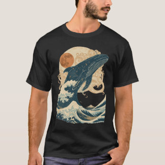 Vintage Whale Ocean Wave T-Shirt