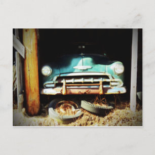 Vintage Wheels Postcard