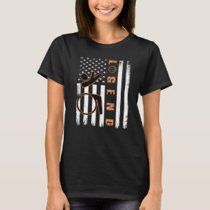 Vintage Whellie Handicap Wheelchair Basketball Poi T-Shirt