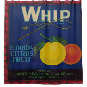 Vintage Whip Citrus Fruit Label