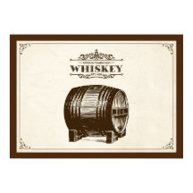 Vintage Whiskey Barrel Poster