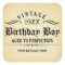 Vintage Whiskey Person Funny Birthday Sticker
