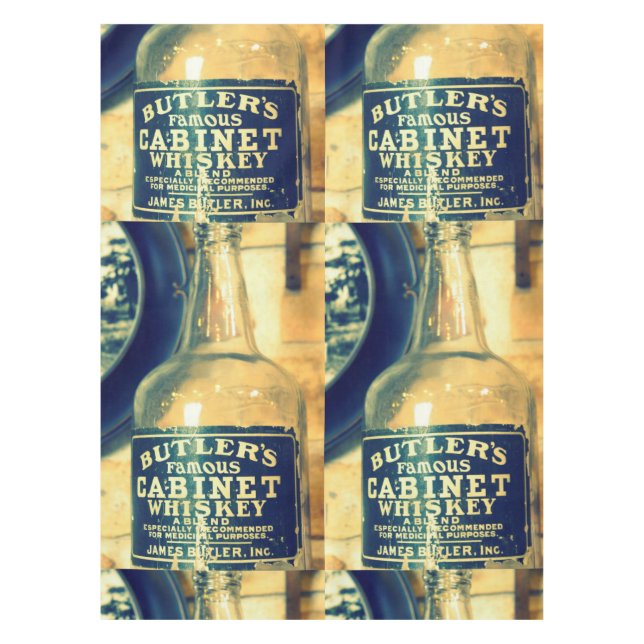 Vintage Whiskey Tablecloth (Front)
