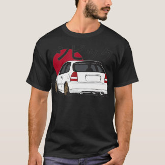 Vintage White Hatch EK  JDM  T-Shirt
