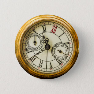 Vintage White Rabbit Ancient steampunk Watch 2 Inch Round Button
