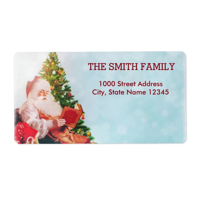 Vintage White Snow Glitter Christmas Ball Holiday  (Front)