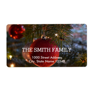 Vintage White Snow Glitter Christmas Holiday