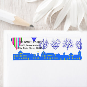 Vintage White Snow Glitter Christmas Holiday