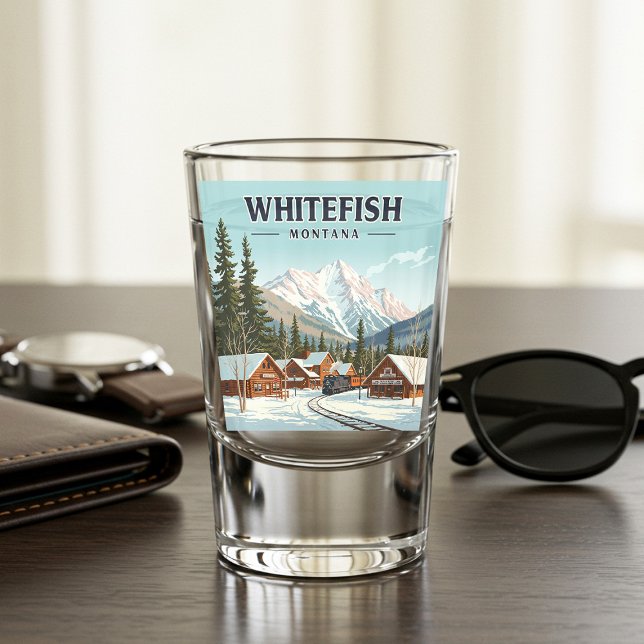 Vintage Whitefish Montana Shot Glass (Creator Uploaded)