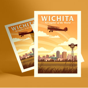 Vintage Wichita Kansas Postcard