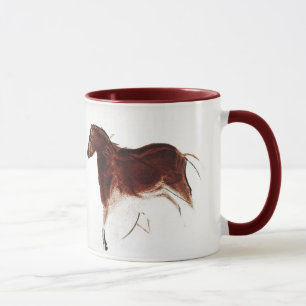 Vintage Wild Horse Cave Painting Mug