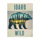 Vintage Wild Idaho Bear Travel