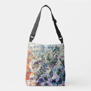 Vintage Wild Spring Botanical Floral Bloom Crossbody Bag