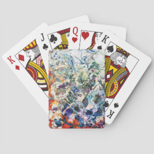 Vintage Wild Spring Botanical Floral Bloom Playing Cards